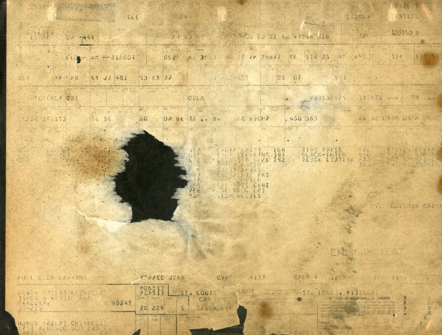 1977 Corvette document