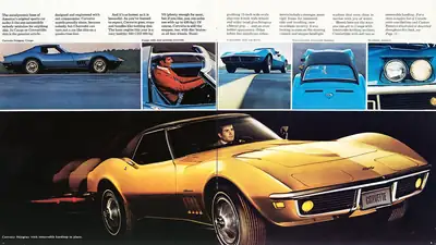 Period 1969 Corvette advertisement