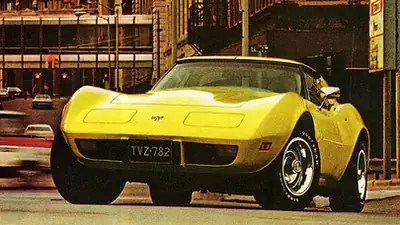 Period 1977 Corvette advertisement
