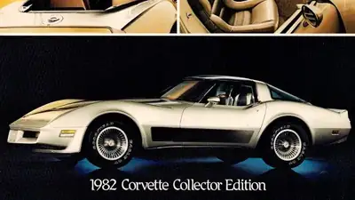 Period 1982 Corvette advertisement
