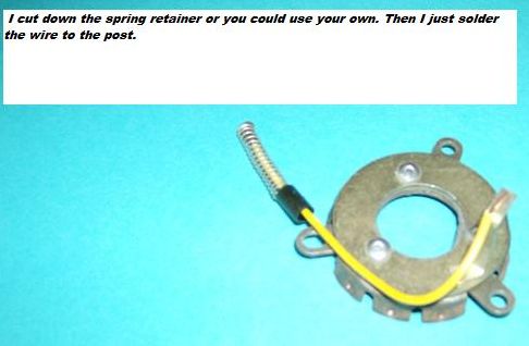 Finished horn retainer assembly