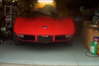 Painted bumper cover mounted with the grilles and licence plate bracket