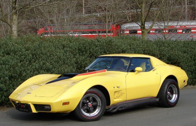 Under the rear of the Corvette during the suspension job